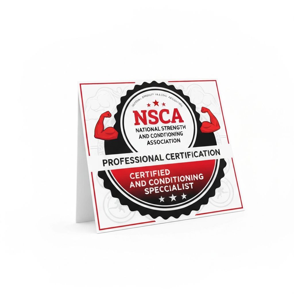 Strength and Conditioning certificate